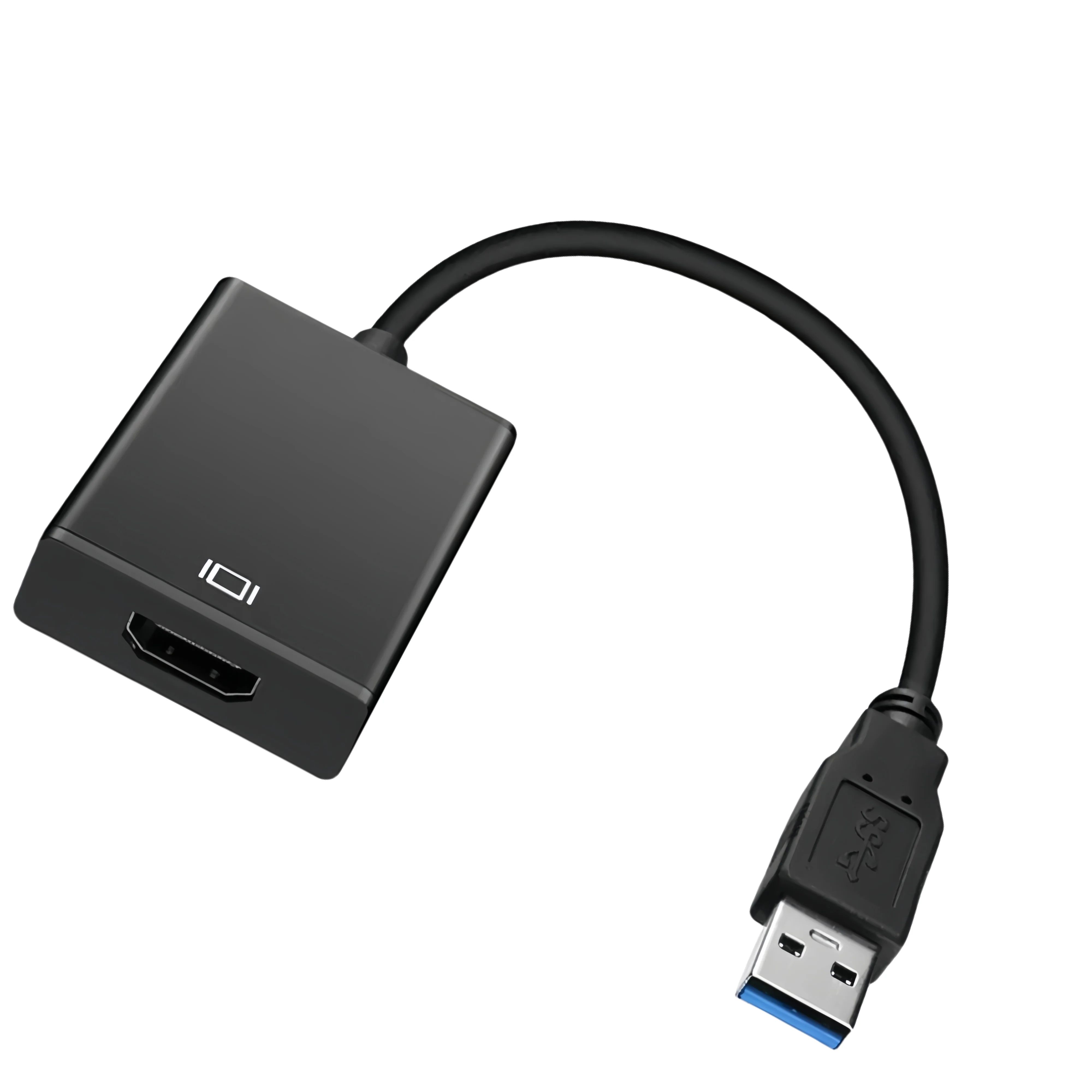 5 peças usb 3.0 para hdmi 1080p adaptador de áudio de vídeo plug play laptop pc projetor monitor de tv display externo cabos de áudio e vídeo
