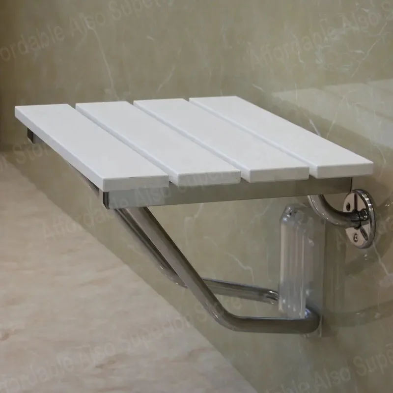 Wall mounted chairs Bench Shower folding seat folding Waiting Bath bathroom stool Solid Seat Toilet Chairs WY61601