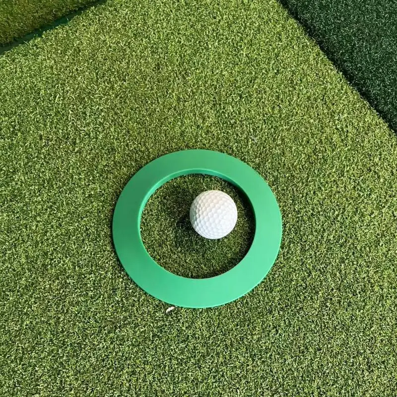Golf Putting Ring Golf Practice Putting Cup All-Direction Golf Practice Hole Golf Putting Accuracy Trainer Portable Golf Putting