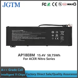 JGTM Rechargeable laptop battery AP18E8M AP18E7M 15.4V 58.75Wh for ACER Nitro 5 AN515-54 AN517-51 7 AN715-51 A715-74G Batteries