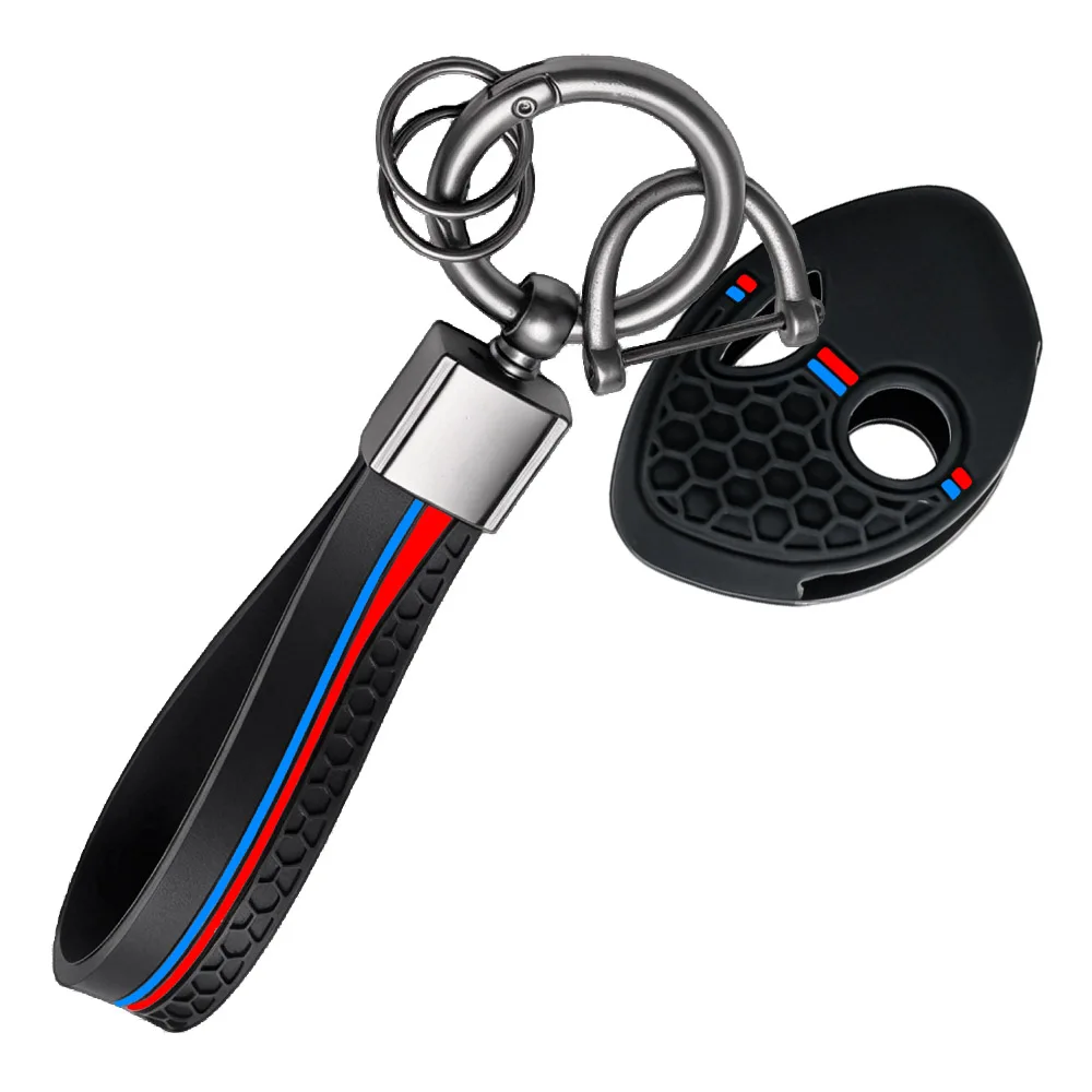 Silicone Motorcycle Key Cover Case Shell Keys Protection Keychain For BMW F650GS F800GS S1000RR R1200RT F650 F800 GS R1200 RT