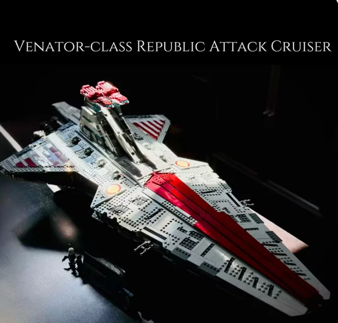 2024 NEW 75367 Biggest Venator Class Republic Attacks Cruiser Building Set Blocks Bricks Toys for Adult Boy Christmas Gifts