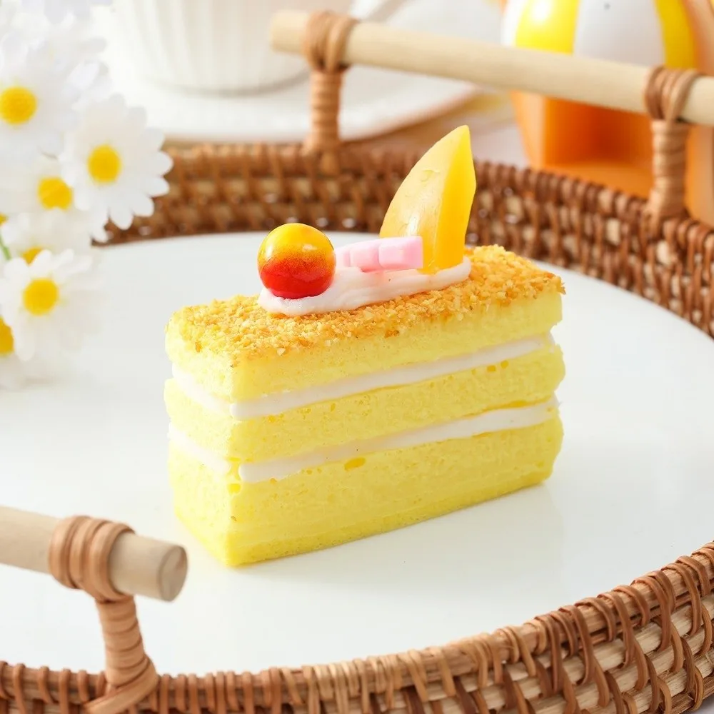 Neue Realistische Kuchen-Quetschspielzeuge aus PU mit Langsamer Rückfederung, Fidget-Spielzeug mit Realistischem Aussehen, Weiches Dessert-Knautschspielzeug zum Verschenken – Detail 6