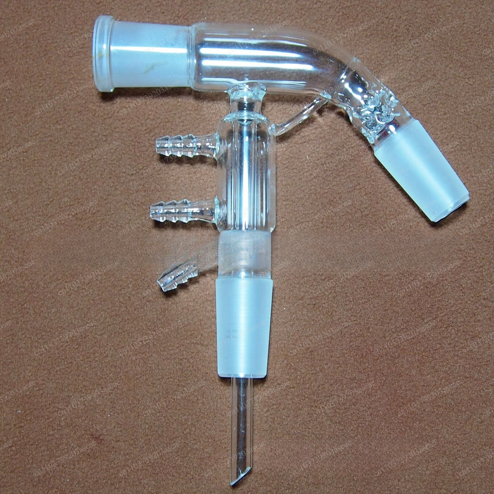 Lab Glass Distillation Connecting Tube 24/40 Joint Vigreux Column Type Distillation Equipment