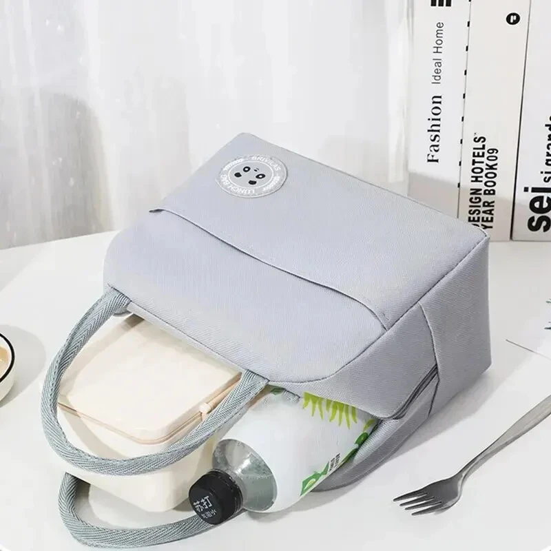 Torba na lunch dla dzieci Torebka izolacyjna Bento Torba izolacyjna Zagęszczona przenośna torba izolacyjna Anty-brudne torby studenckie Bento