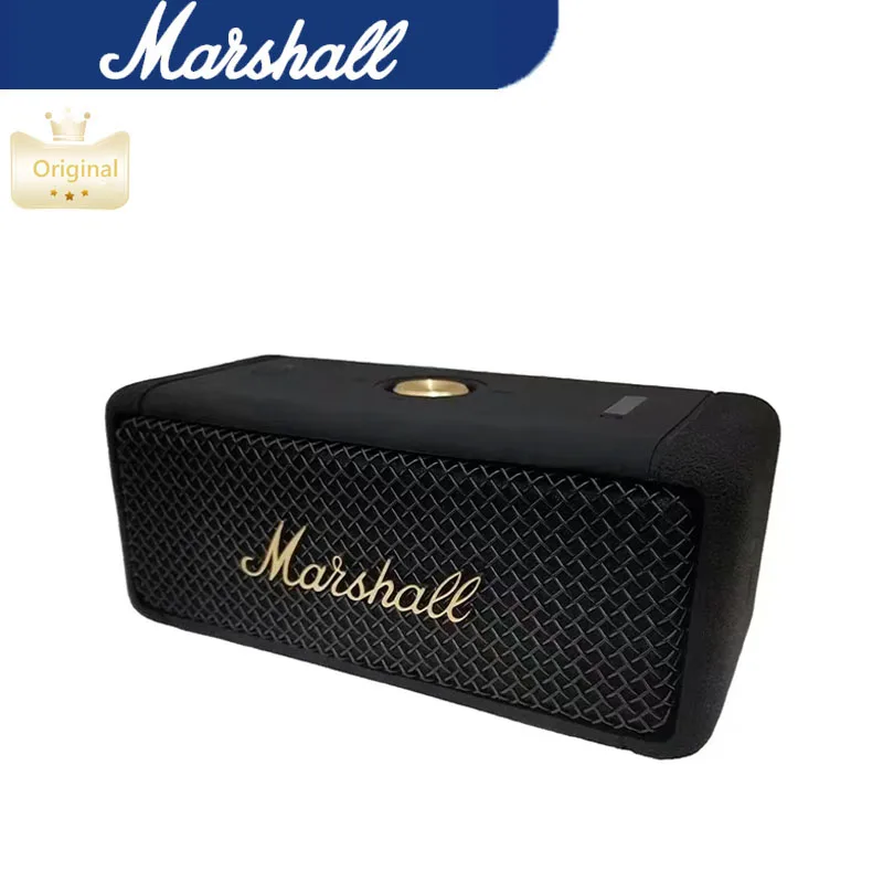 Original Marshall EMBERTON Wireless Bluetooth Speaker Waterproof Stereo Bass Outdoor Charging Headset Second Generation Audio