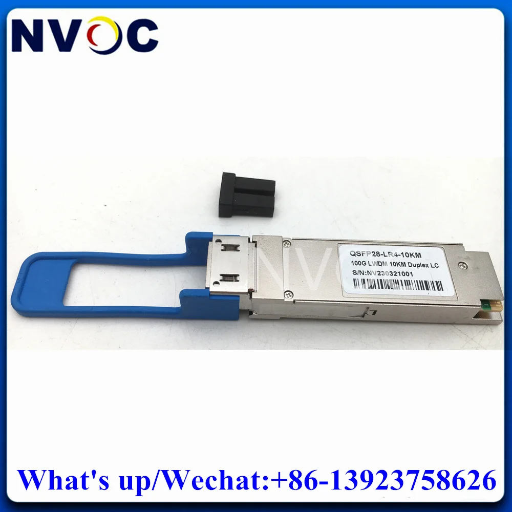 

Оптический трансивер QSFP GBIC Дуплексный LC 100GBASE-LR4 100G 10km QSFP28 SMF для коммутатора HP/Juniper/Huawei/Cisco, 2 шт.