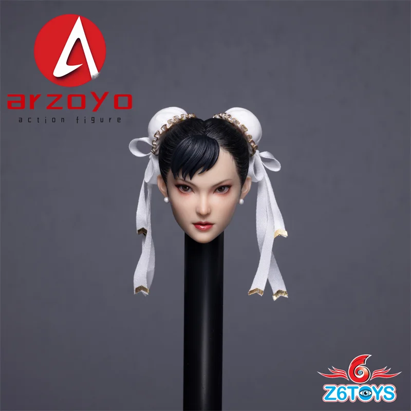 1/6 Scale ZC020 PVC Female Head Sculpt for 12'' Action Figure