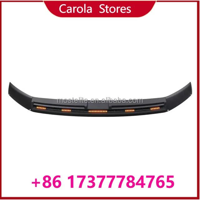 LED Light Bar Hood Deflector Stone Shield Protector for BAIC BJ40P BJ40C 2014-2024 Off Road Engine Bonnet Guard Accessory
