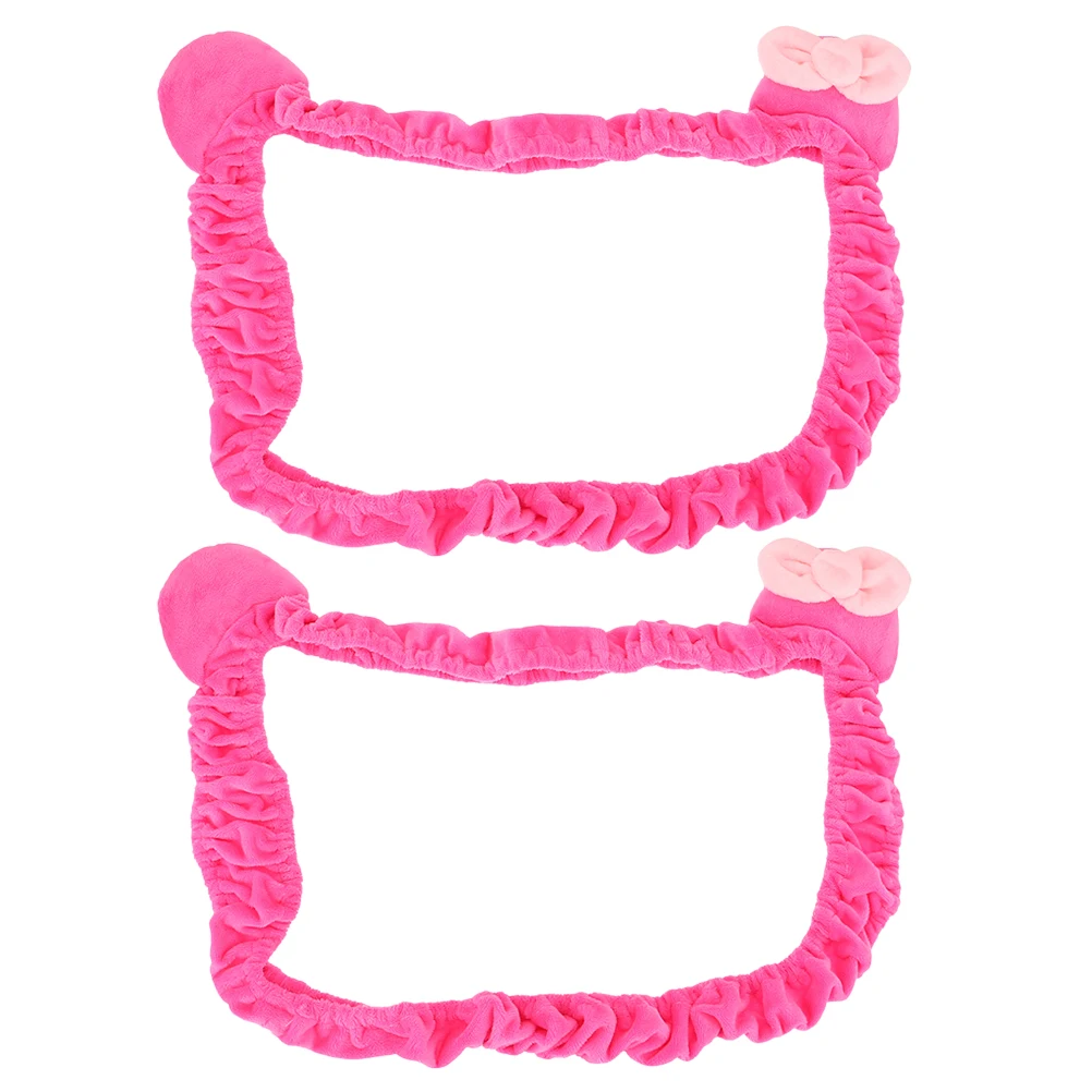 2pcs Computer Monitor For 20-32 Inch Elastic Dust Cartoon Cover Case Heat Dissipation Protection Pink Monitor Cover