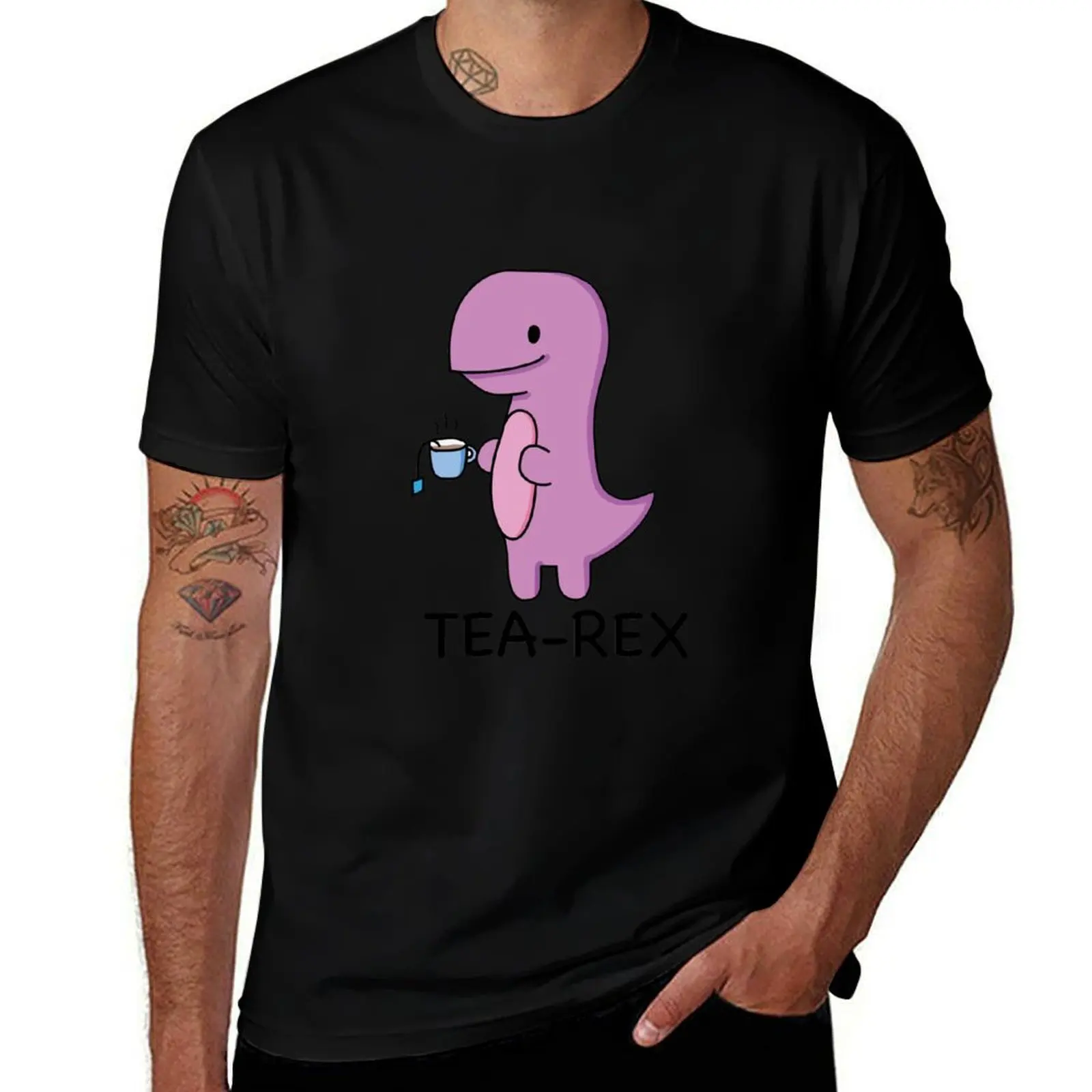 Tea-Rex T-Shirt Trend Art Print T-Shirt