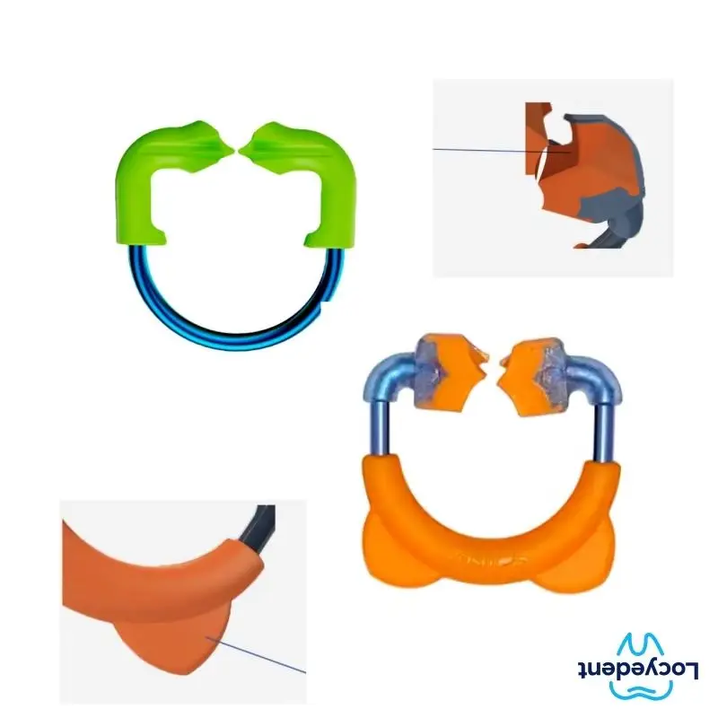 

Dental Matrix Bands Ring New Type Pediatric Clamping Ring Kids Sectional Matrice Clamps Titanium With Soft Rubber Large