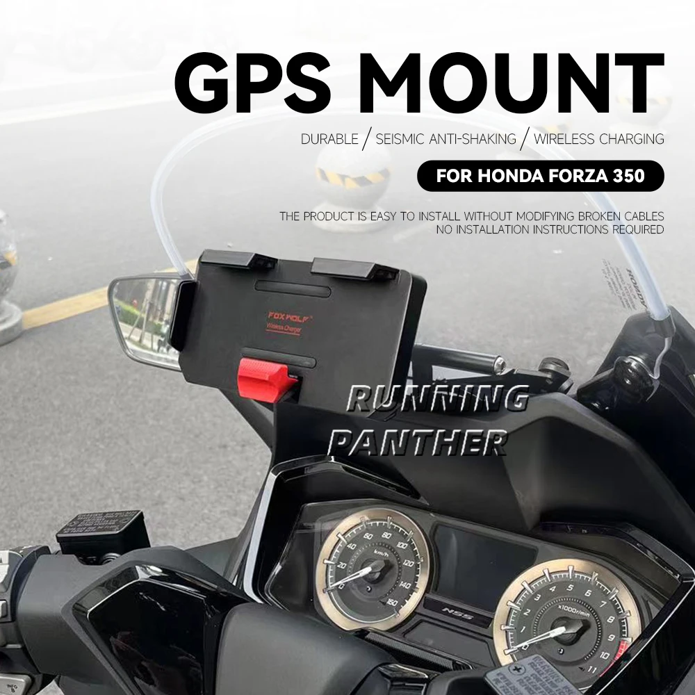 Motorcycle 2020 2021 2022 Front Phone Stand Holder GPS Navigaton Plate Bracket For Honda FOR 350