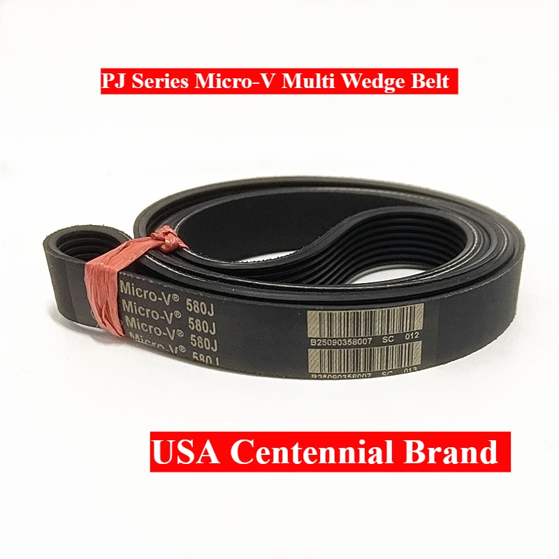 420J 430J 440J 480J 490J Micro-V Multi Wedge Belt Industrial Electrical Transmission Multi Groove Tools MULTI-Ribbed RubberBelt