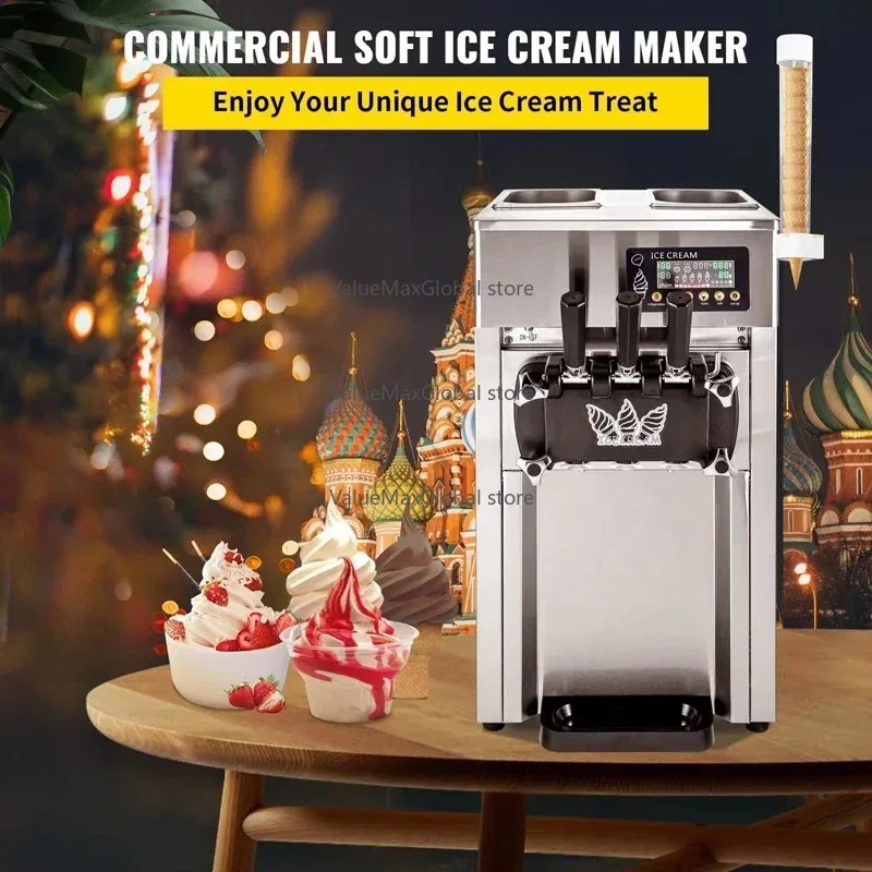 

Desktop Three Flavored Ice Cream Maker for Commercial Use High Demand Model Hot Sale Machine