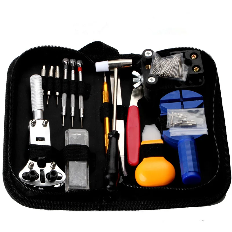 Watch Repair Tool Kit - Disassembly Replacement of Batteries 147 Pieces Set Watch Strap Disassembly Tool Watch Repair Kit