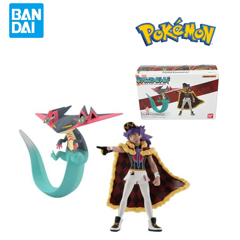 

Original Bandai POKEMON Scale World Galar Region Leon Dragapult Anime Figure Toys for Boys Girls Gift Collectible Model Ornament