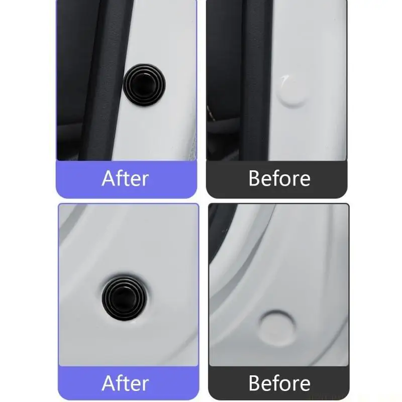 

J0MA 10x автомобильная дверная крышка, амортизатор, прокладка, буфер, бесшумный, уменьшает столкновение