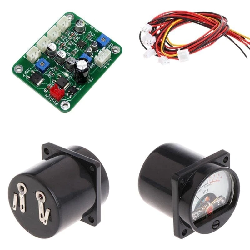 K0EA Accurate Sound Meter Monitor & Adjust Sound VU Meter Driver Board VU Meter set