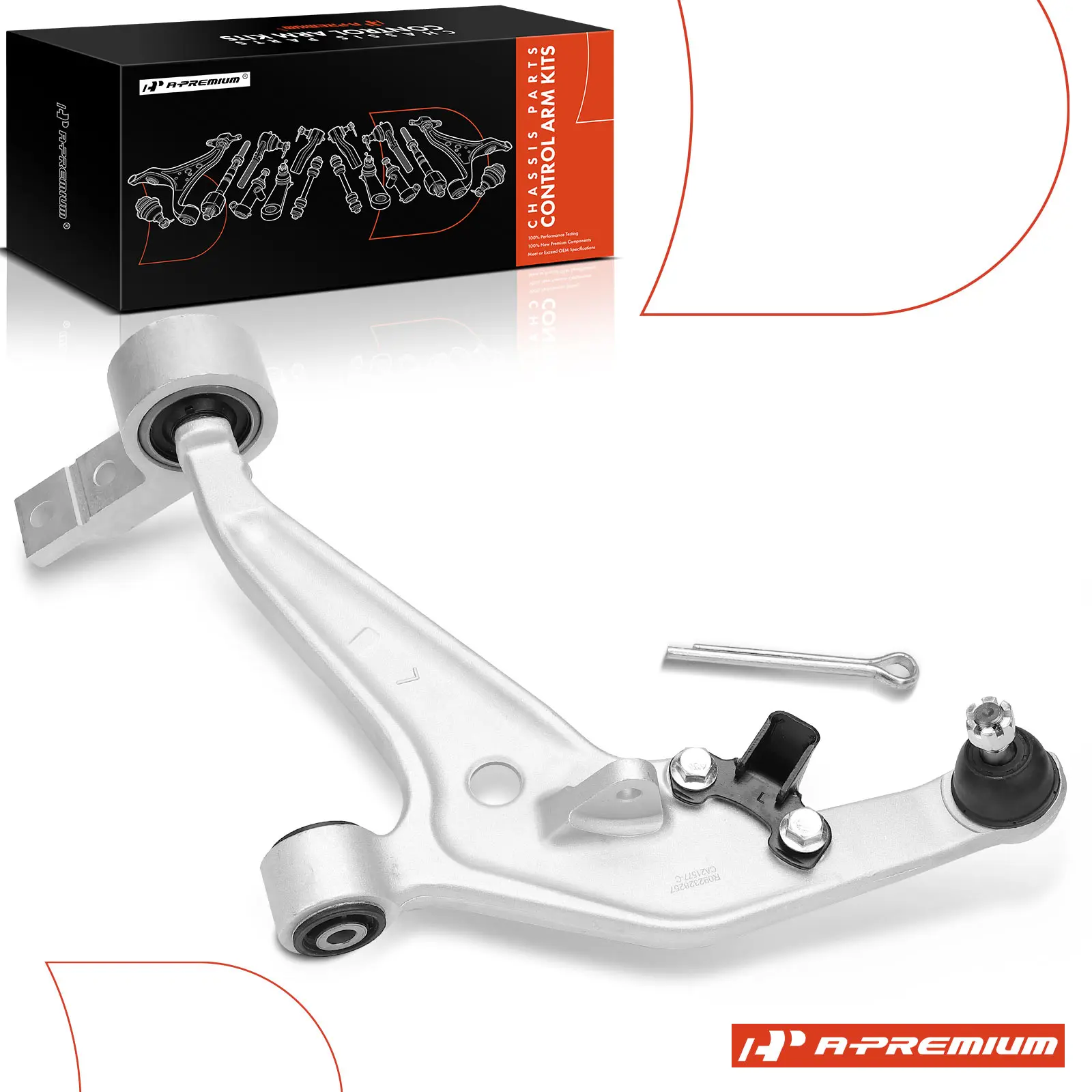 A-Premium Front Left Lower Suspension Control Arm with Ball Joint for Nissan X-Trail 2005-2006
