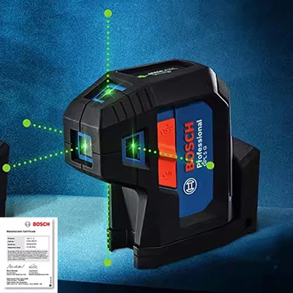 Bosch-nível Laser Impermeável com Base de Sucção Magnética Luz Verde à Prova de Poeira Linhas Gpl3g Gpl5 500540 Lumens 30m Ip65
