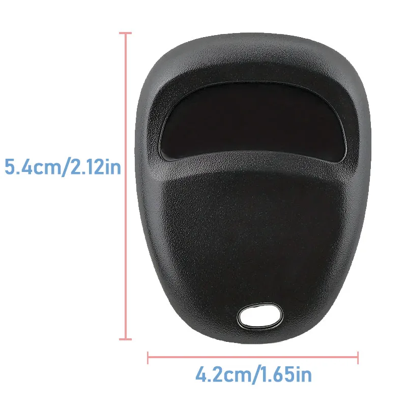 Car Remote Key Fob Shell Case For Chevrolet For Chevy For Silverado Tahoe Suburban For GMC Replacement 3Buttons LHJ011 2003-2006