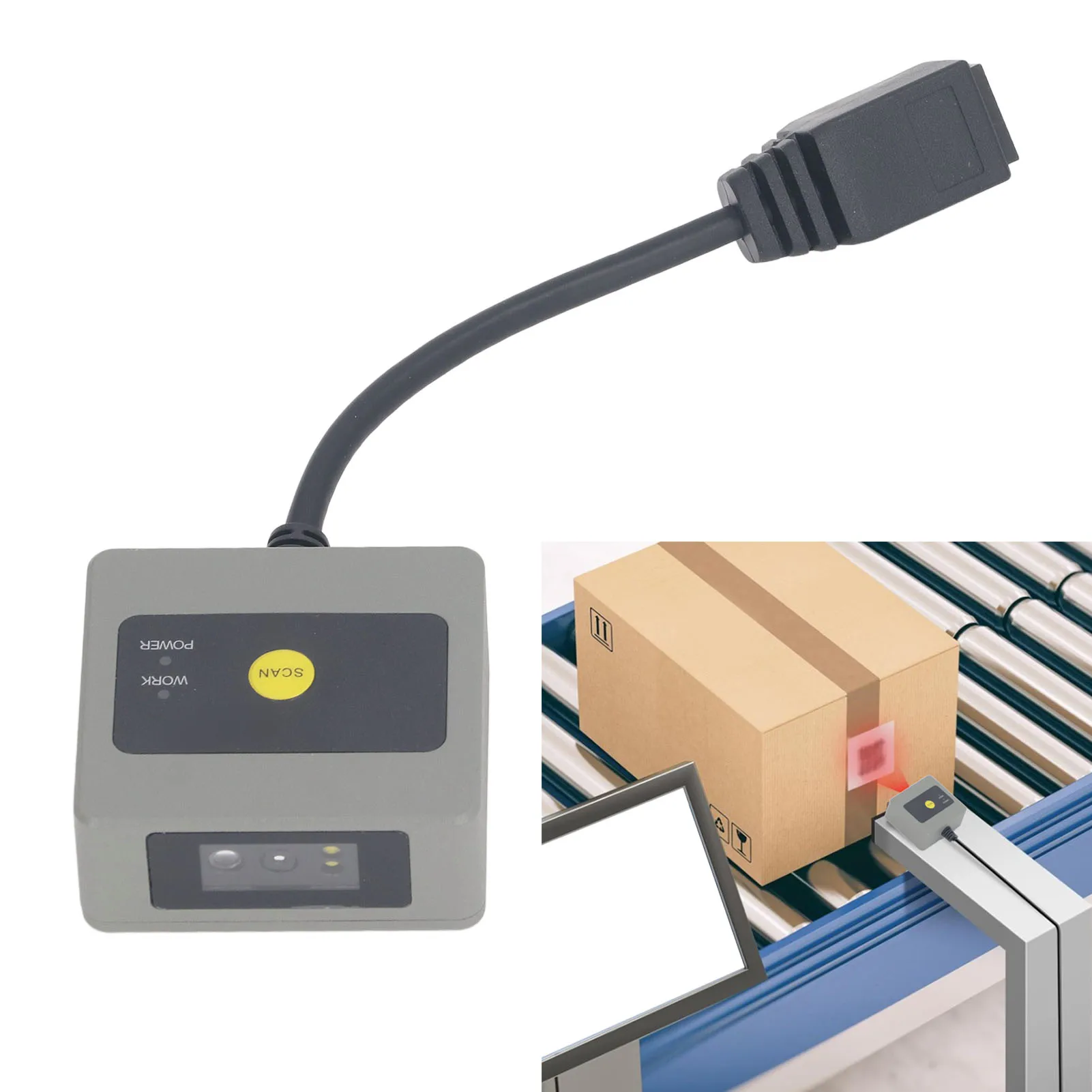 

【Sale】Embedded Barcode Scanner EP2300 USB Interface Fixed Mount Barcode Scan Engine for 1D 2D QR Bar Code
