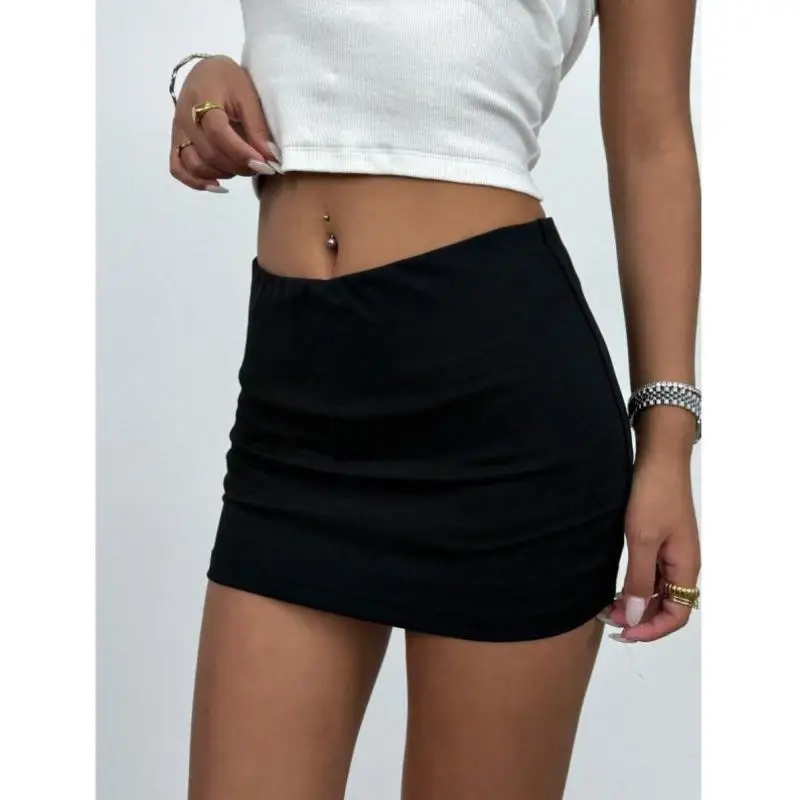 

Versatile Pure Color Skirt for Women Casual Tight Fit A6025 Cross-Border Sle Ciwalk Suitable Nine-Piece Pants