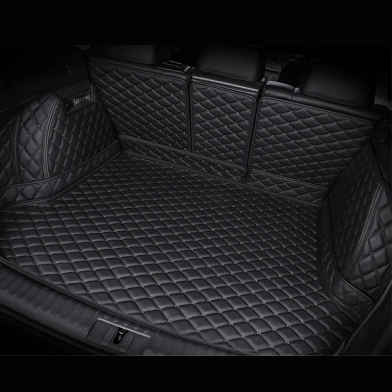 Durable Custom Leather Car Trunk Mat For Land Rover Range Rover Sport L320 2005-2012 L494 2013-2022 Auto Carpet Interior Parts