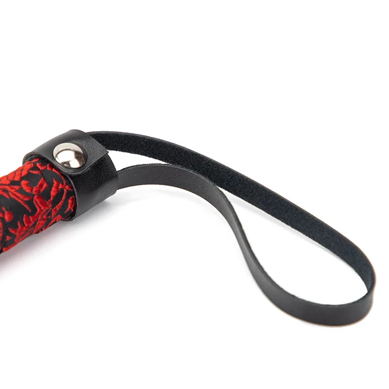 40 سنتيمتر بو الجلود الخيول سوط المحاصيل لتدريب الخيول ، تأثيري ، سوط الحصان #4