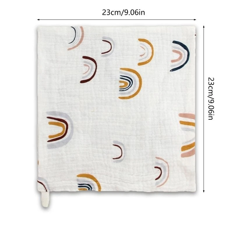 J15U 5 قطعة منشفة لعاب الأطفال منشفة الوجه مناشف لحديثي الولادة منديل تنفس مربع منشفة التمريض إمدادات الطفل الطفل مسح #6