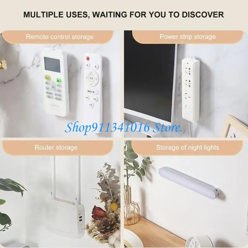 4x7b robuste magnetische -Clip -Streifen Router Basis Haushaltsbürovorräte