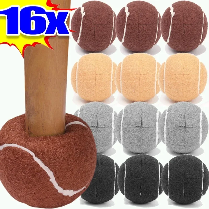 16/1PCS Chair Leg Pads Rug Felt Protectors Tennis Balls Furniture Leg Covers Anti-Noise Nonslip Stool Legs Cups for Sofa Table