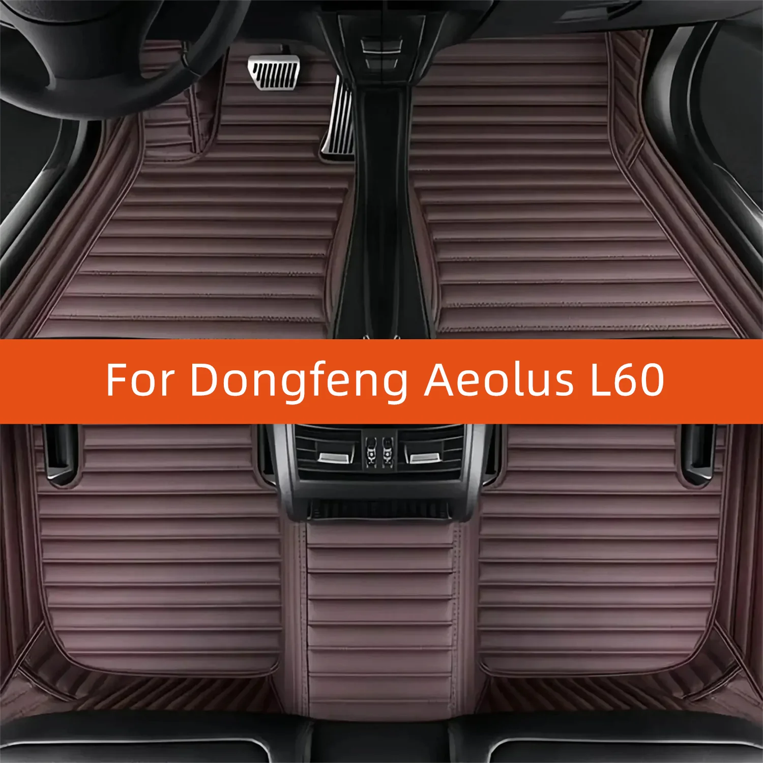 

Custom Leather Car Floor Mat For Dongfeng Aeolus L60 2015 2016 Car Mat Interior Accessories
