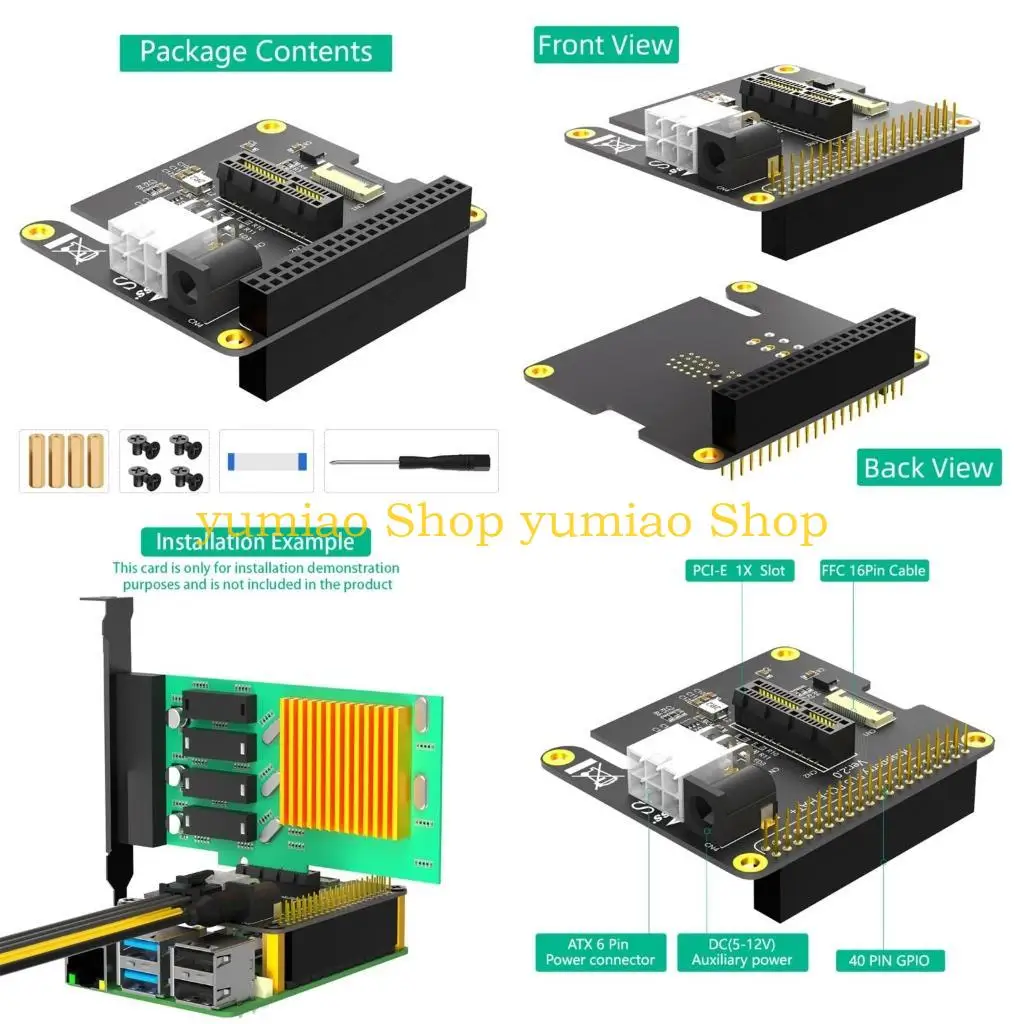 

Карта адаптера 587B PCIE 1X PCIExpress 2/3, обеспечивающая возможность подключения к компьютеру