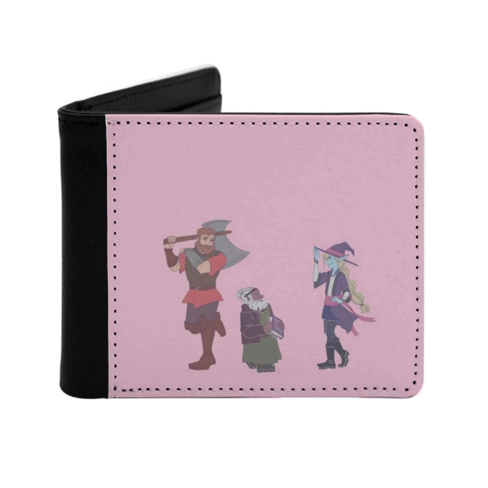 

The Adventure Zone Men Wallets Card Man Wallet Short Purse Bi-Fold Personalized Purses The Adventure Zone Taako Magnus Merle