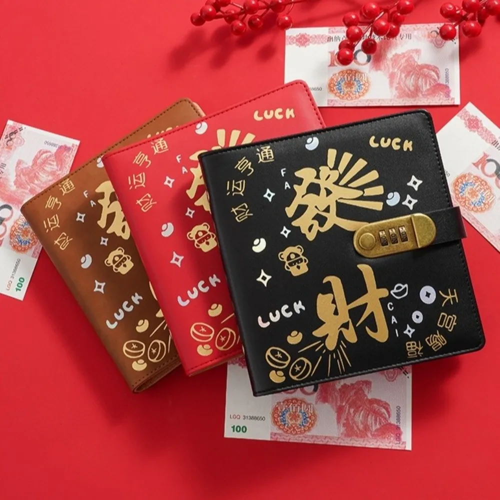 50Sheets Saving Money Binder Loose-leaf Refillable Planner Organizer Cash Envelopes Wallet Storage Colorful Shine Budget Binder