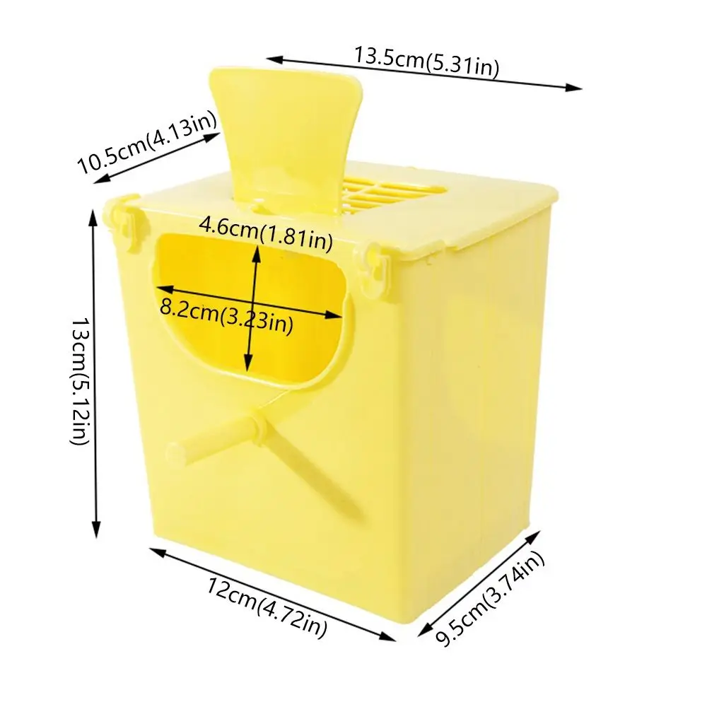 Durable Versatile Bird Breeding Box Hanging Spacious Incubation Nest Breathable Mating Box For Garden Yard Patio