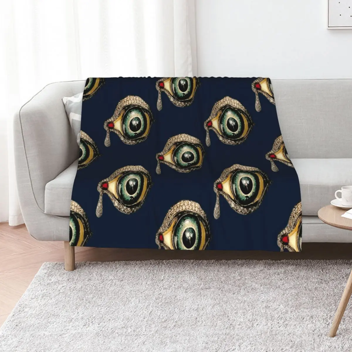 Dali Crying Eye Throw Blanket Sleeping Bag Furrys Thermals For Travel Bed linens Travel Decorative Throw Blankets