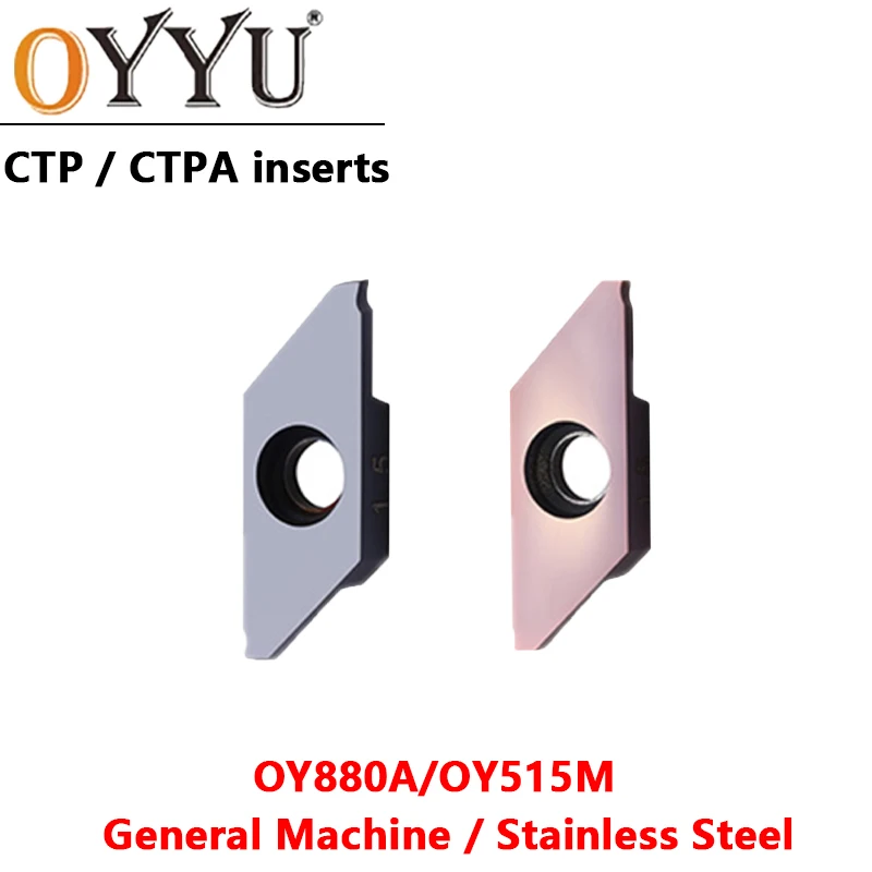 

CTP CTPA 10PCS CTP07FRN CTP10FRN CTP15FR CTP15FRN CTP20FR CTP20FRN Inserts Cutting-Off Flat Oblique Cutting Lathe Machine Tool