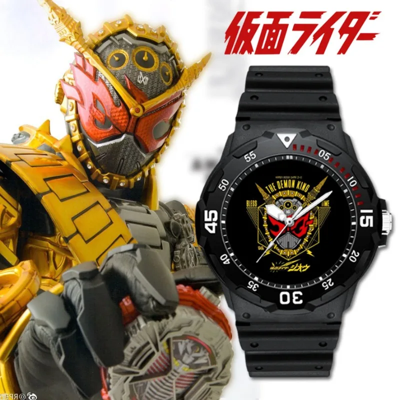 Kamen Rider-reloj electrónico para niños, cronógrafo de cuarzo, deportivo, resistente al agua, ZI-O, regalo de cumpleaños