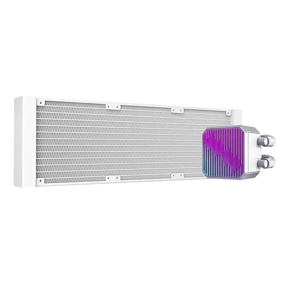 ID-COOLING Snow DX360X White Fanless Edition 5V Water Cooling Radiator High Performance Fluid Bearing 120mm Copper