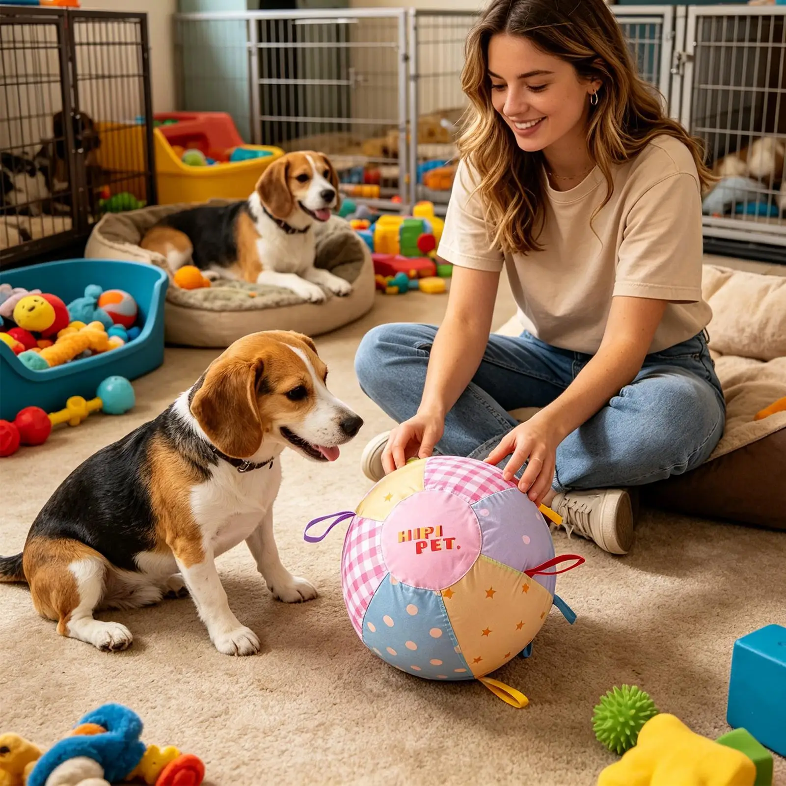 

Herding Ball For Dogs Large Inflatable Enrichment Toys Big Dogs Play Calming Jolly Balls For Puppy Small Medium Large Keep Busy
