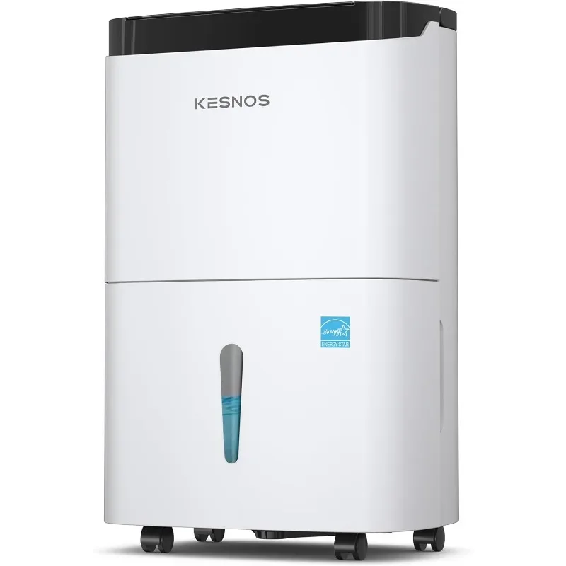 Kesnos 150 Pints Energy Star Dehumidifier for Home, Basement with Drain Hose & Large Tank