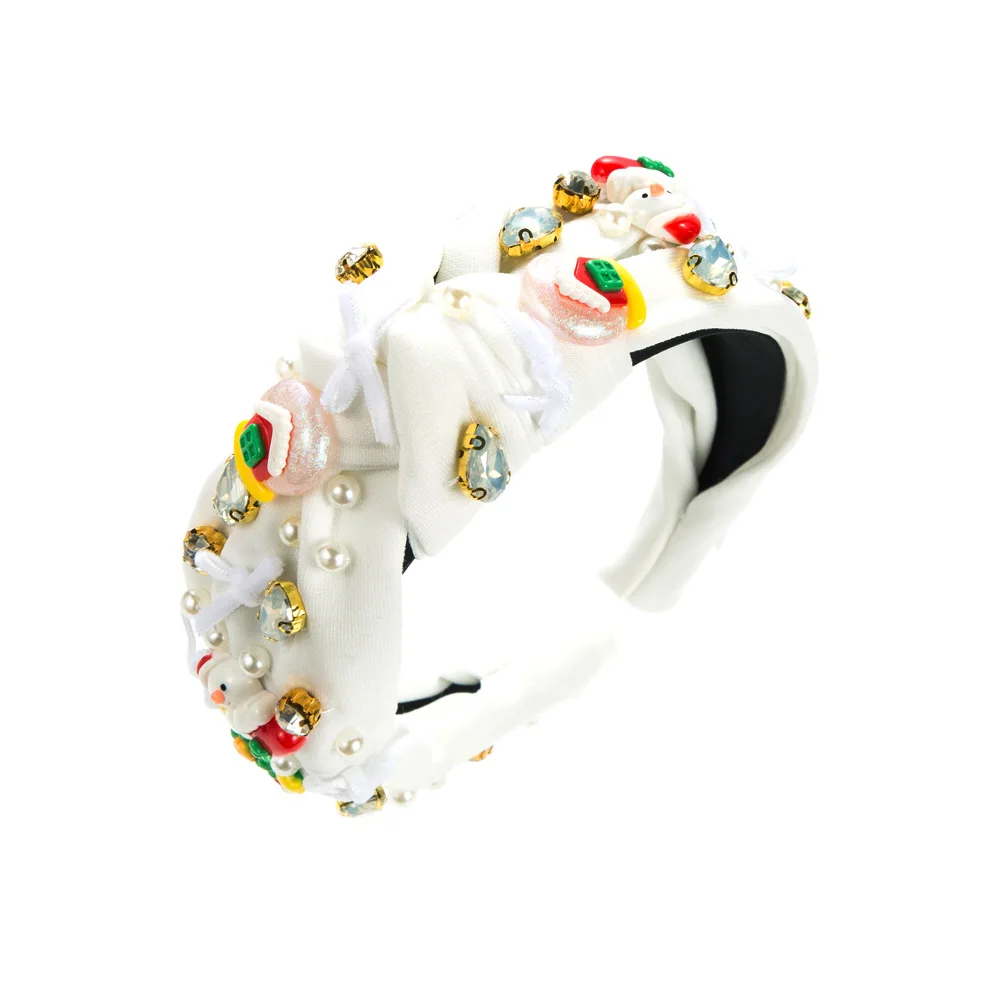 Nieuwe Halloween Hoofdband Dames Gepersonaliseerde Kerst Accessoires Strass Parel Hoge Kwaliteit Vakantie Haaraccessoires