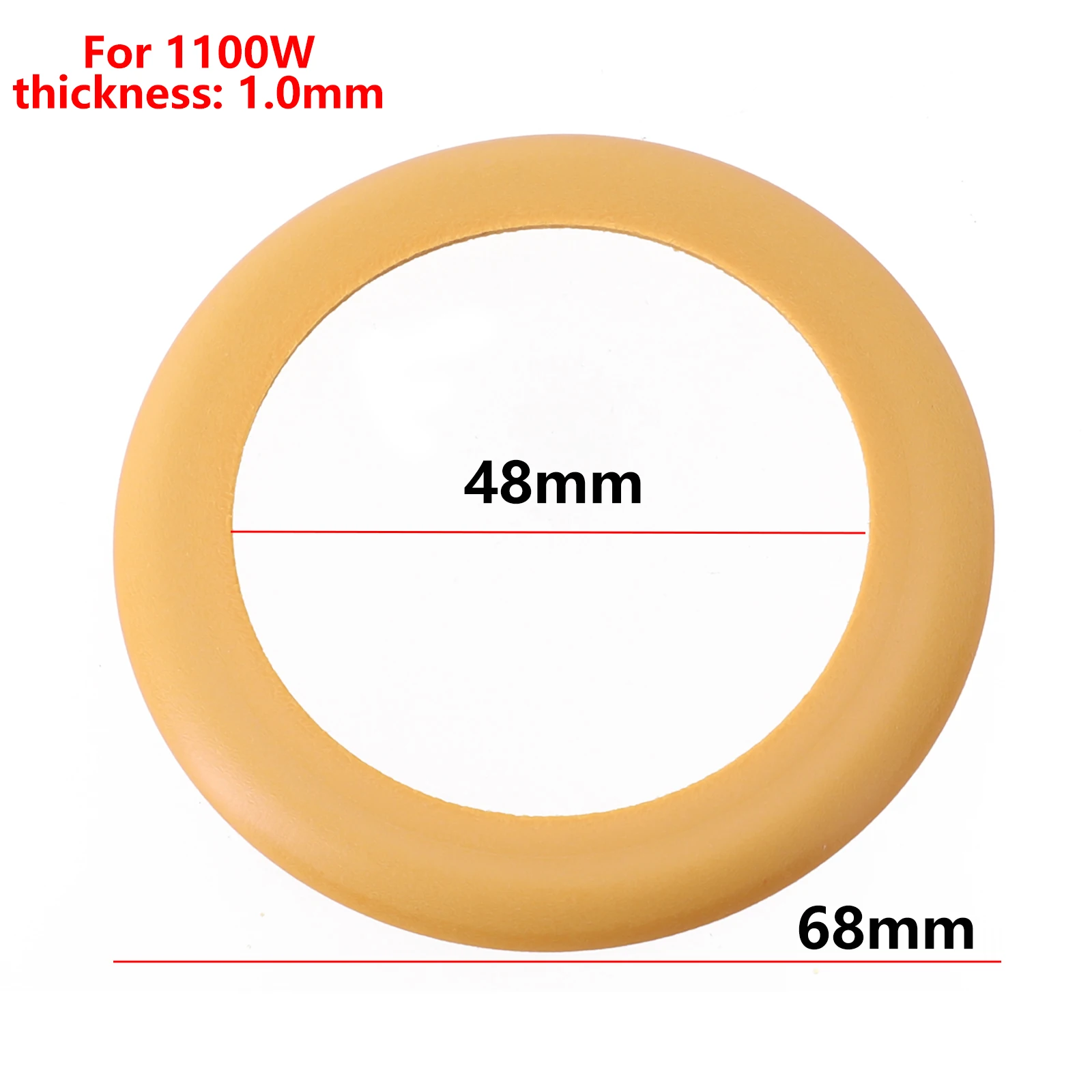 1PC Piston Ring Rubber Insulated For 550W 1100W 1500W Oil-Free Silent Air Compressor High Temperature And Fatigue Resistance