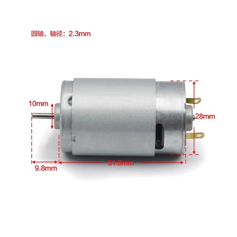 395 Motor DC 6V 12V 24V High-speed DC Motor DIY Electric Tool Motor RS395