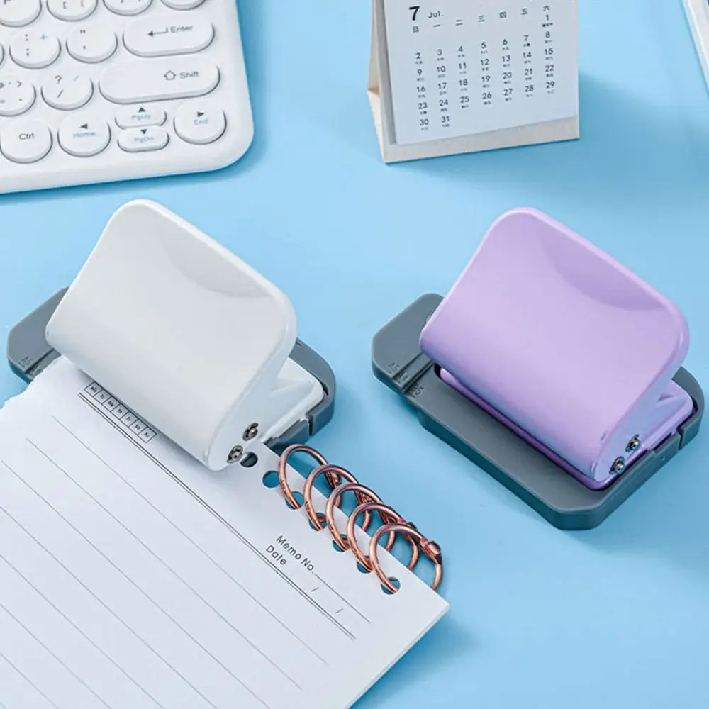 เครื่องเจาะกระดาษ 6 รู ประหยัดแรงงาน สำหรับกระดาษ A4 A5 B5 สมุดโน้ต สมุดภาพ งานเย็บเล่ม สมุดบันทึกแบบใบหลวม แบบวงแหวน เจาะ 6 รู