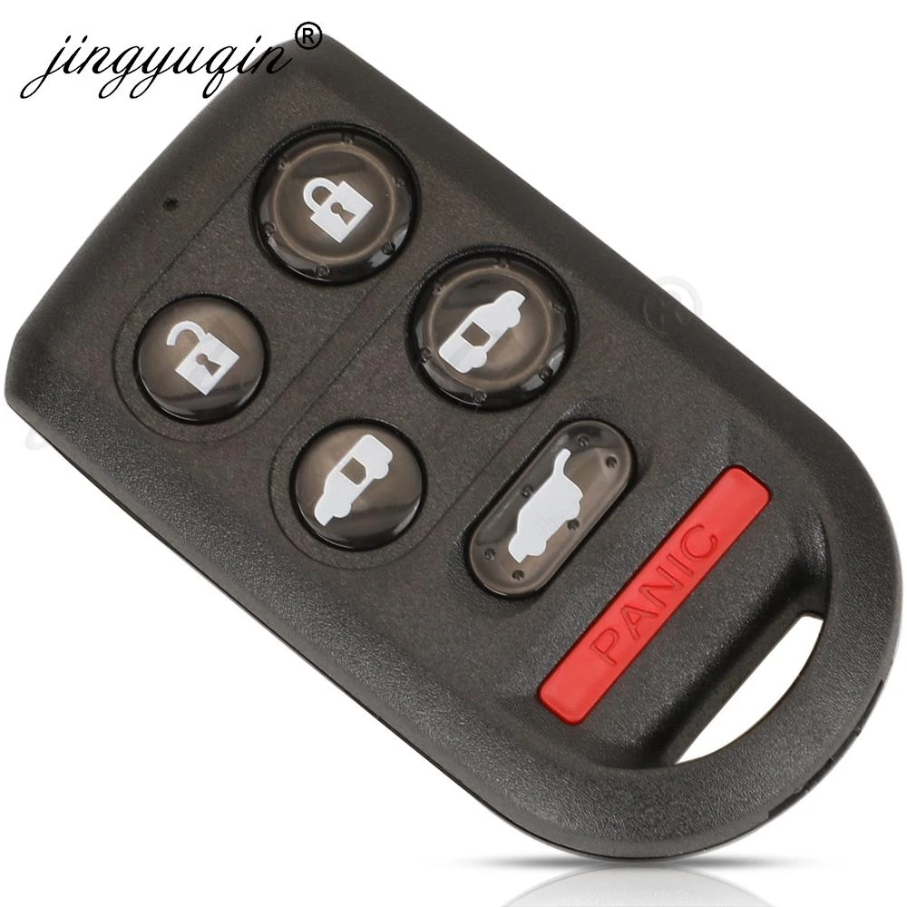 jingyuqin Car Key Shell For Honda Odyssey 2005 2006 2007 2008 2009 2010 Keyless Remote Auto Key Fob 5 6 Buttons Replacement Case