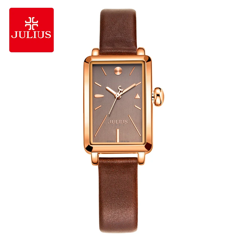 Julius Square Retro Fashion Small Women Watch Quartz Watch Women's Watch Gifts for Woman 941